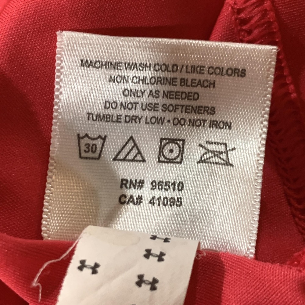 Under Armour Shirt Womens Medium HeatGear Catalyst Hooded Athletic Thumbholes - Picture 11 of 11